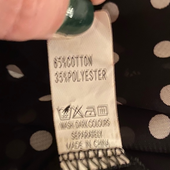 sleeveless maxi dress with polkadots - Picture 6 of 6